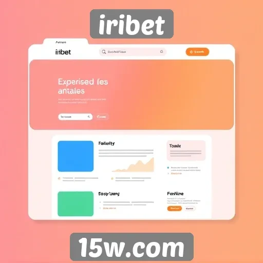 Análise da interface do usuário no site iribet